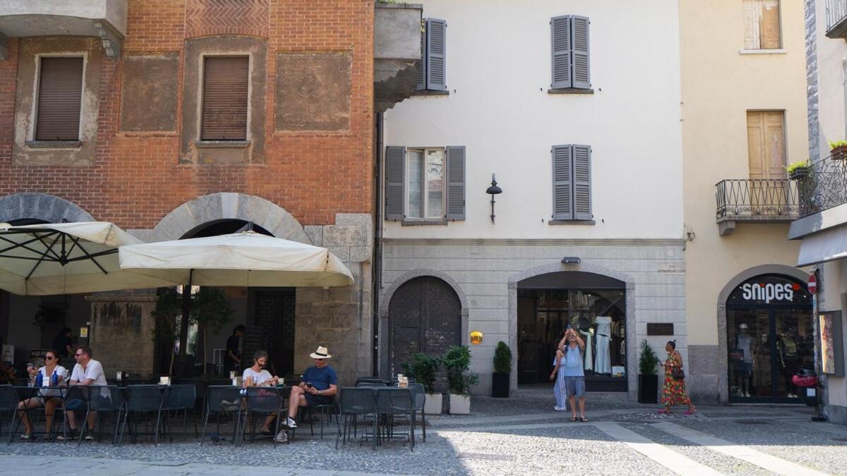Alloggio Del 1400 Nel Cuore Del Centro Storico A 2 Min Dal Porto E Con 2 Bici Gratuite Côme Esterno foto